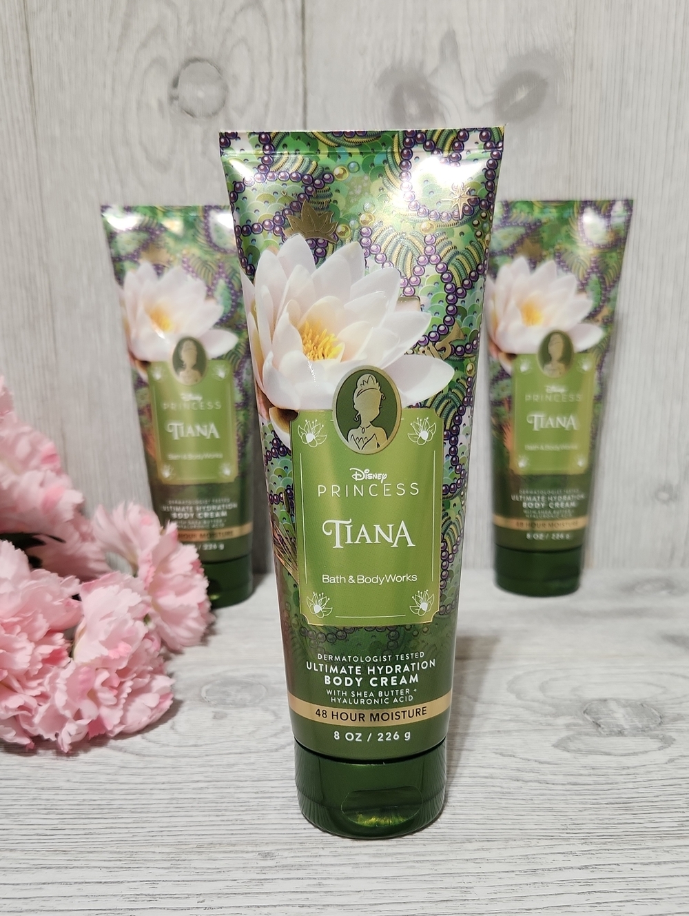 Bath & Body Works Disney Princess Tiana Ultimate Hydration Body Cream X3 - Picture 2 of 3